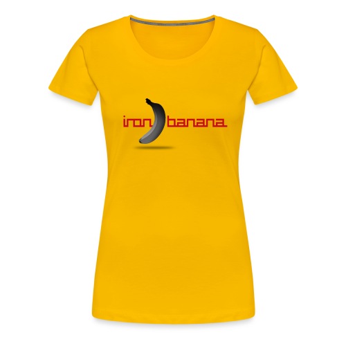 IRON BANANA LOGO - Women's Premium T-Shirt