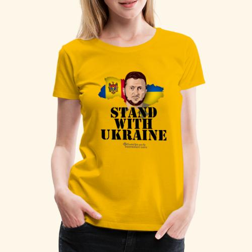 Ukraine Selenskyj T-Shirt Moldova - Frauen Premium T-Shirt