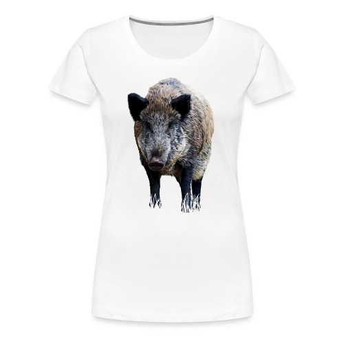 Wildschwein - Frauen Premium T-Shirt