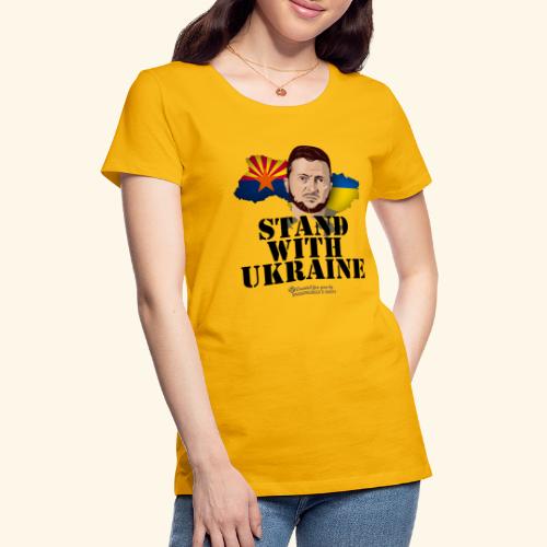 Ukraine Arizona Unterstützer Merch Design - Frauen Premium T-Shirt