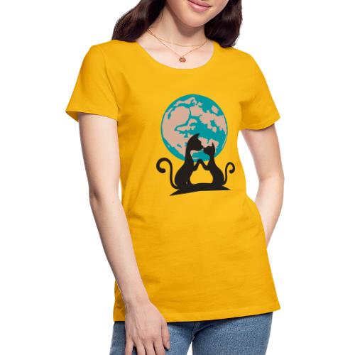 2 chats planète 1 - T-shirt Premium Femme