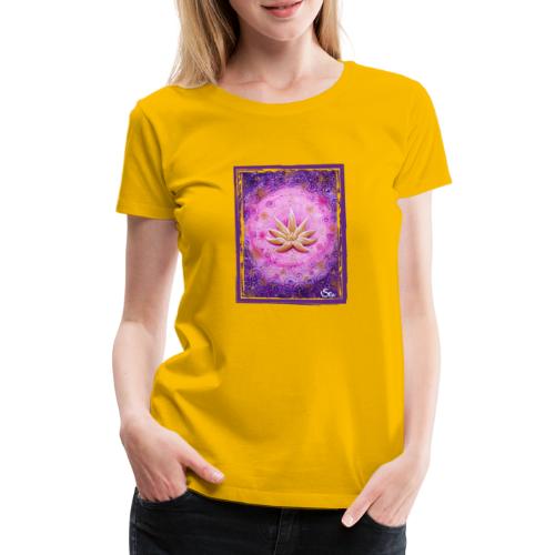 Goldener Lotus - Sonja Ariel von Staden - Frauen Premium T-Shirt