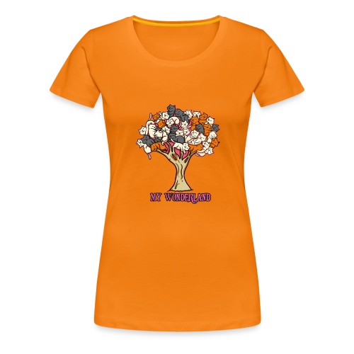 CATS KARMA - Frauen Premium T-Shirt