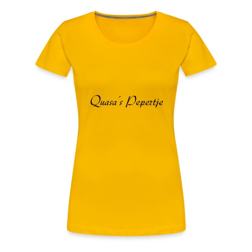 quasas pepertje text copy - Vrouwen Premium T-shirt
