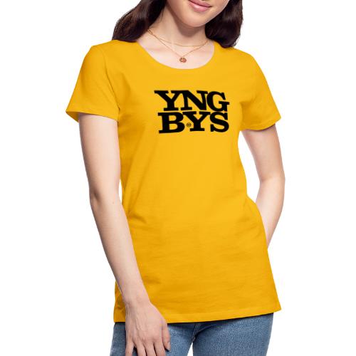 BD YNG BYS Yellow - Frauen Premium T-Shirt