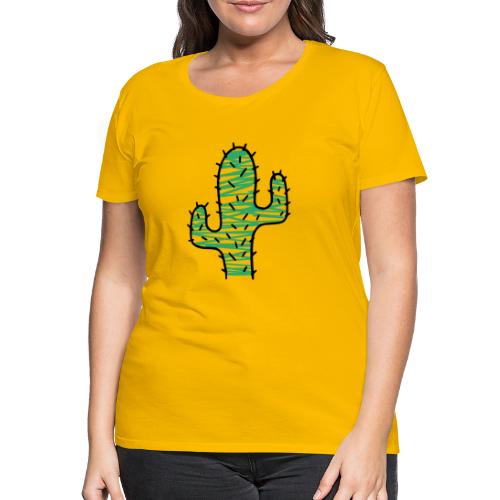 Kaktus sehr stachelig - Frauen Premium T-Shirt