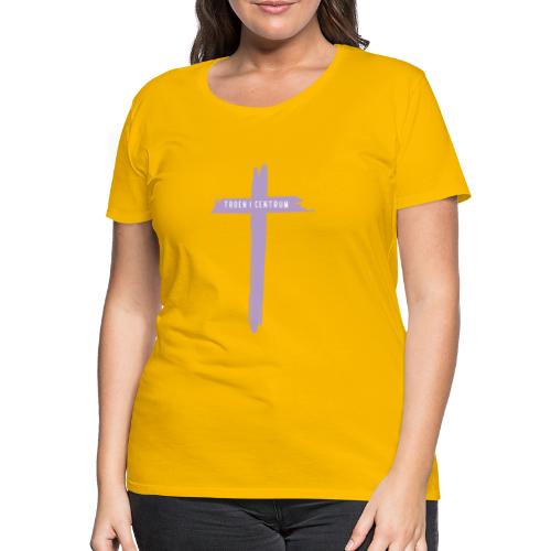 Troen i centrum T-shirt - Dame premium T-shirt