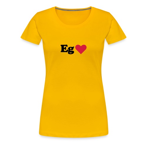 Eg Elskar - Premium T-skjorte for kvinner