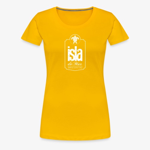 Logotipo White Isla de Mar - Camiseta premium mujer