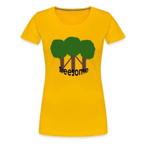 Treesome - Vrouwen Premium T-shirt