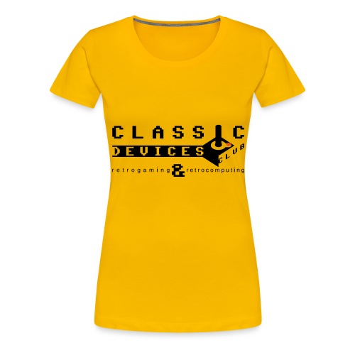 Classic Devices Club - Maglietta Premium da donna