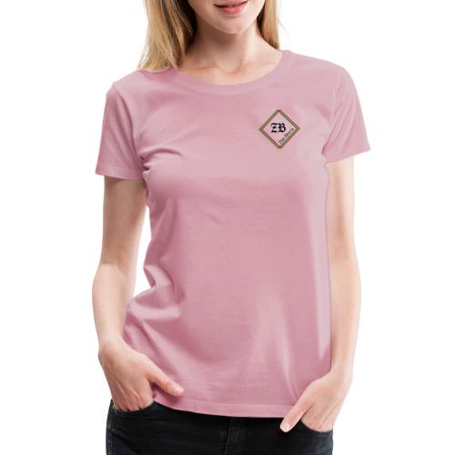 Logo Zua Blos'n vorne und hinten - Frauen Premium T-Shirt
