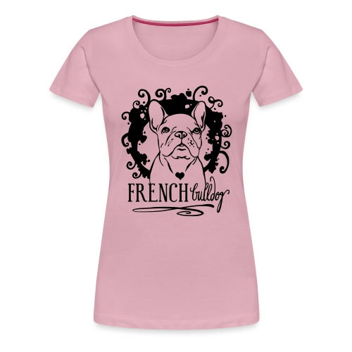 French Bulldog Ornamental - Frauen Premium T-Shirt
