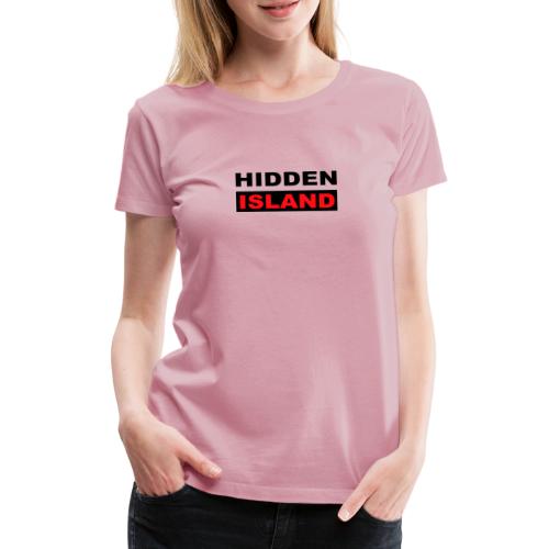 Hidden Island Blockstyle - Frauen Premium T-Shirt