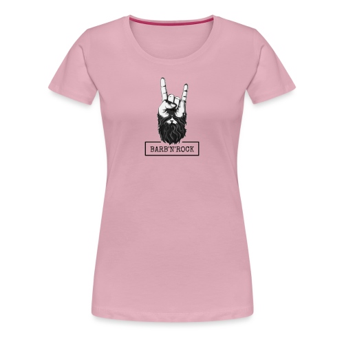patch barb n rock transpa - Women's Premium T-Shirt