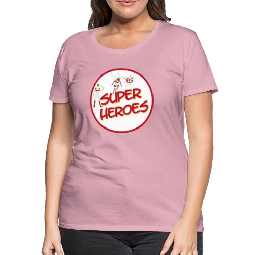Logo Super Heroes - Frauen Premium T-Shirt