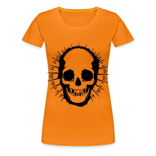 Skull & Bones No. 2 - schwarz/black - Frauen Premium T-Shirt