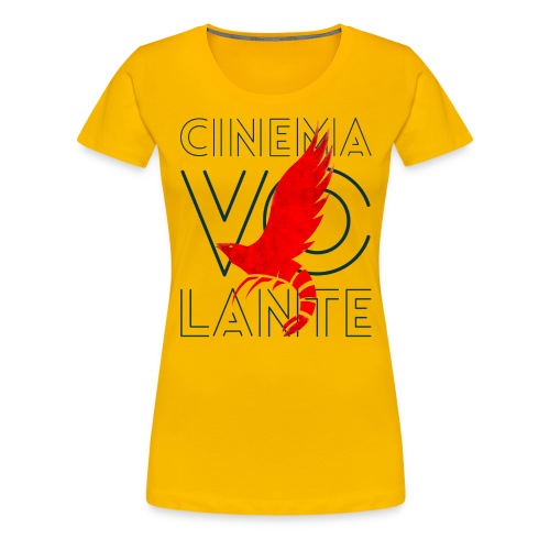 Logo Vintage Lettere Grande | cinemaVOLANTE - Frauen Premium T-Shirt