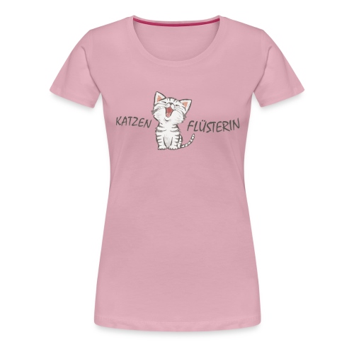 cute cat flüsterin - Frauen Premium T-Shirt