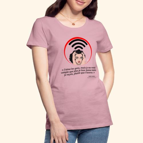Hedy Lamarr inventrice du Wi-Fi - T-shirt Premium Femme