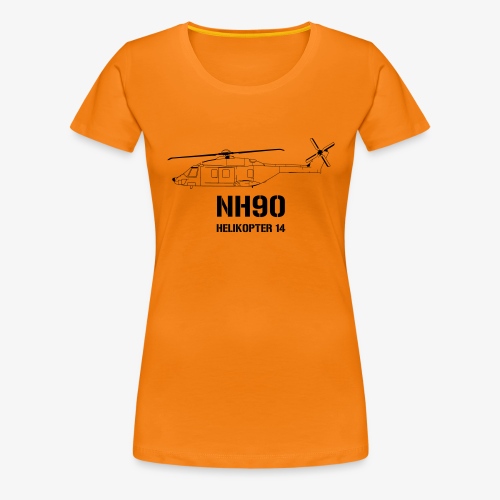 Helikopter 14 - NH 90 - Premium-T-shirt dam