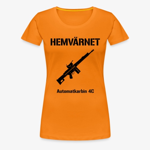 Hemvärnet - Automatkarbin 4C - Premium-T-shirt dam