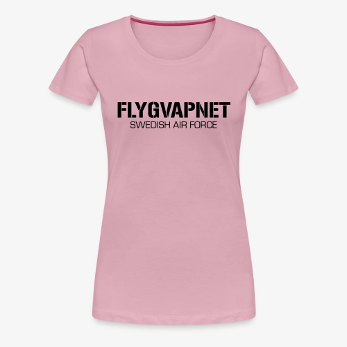 FLYGVAPNET - SWEDISH AIR FORCE - Premium-T-shirt dam