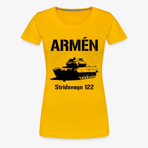 ARMÉN - Stridsvagn 122 - Premium-T-shirt dam