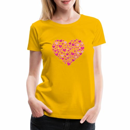 Herz aus Herzal - Frauen Premium T-Shirt