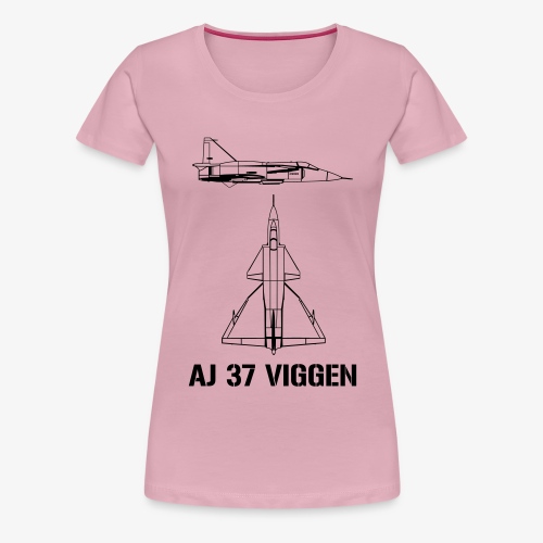AJ 37 VIGGEN - Premium-T-shirt dam