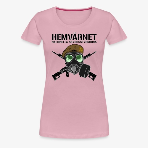 Hemvärnet - Skyddsmask 90 + Ak 4C - Premium-T-shirt dam
