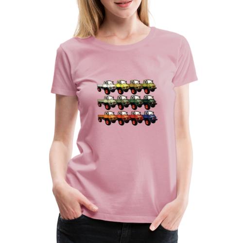 Farbpalette Unimog - Oldtimer - Regenbogen anders - Frauen Premium T-Shirt