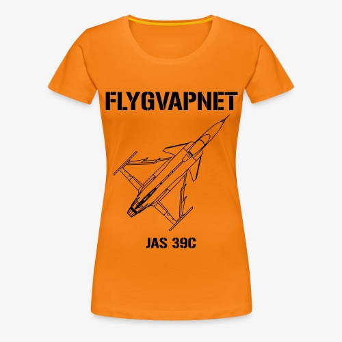 Flygvapnet JAS 39 - Premium-T-shirt dam