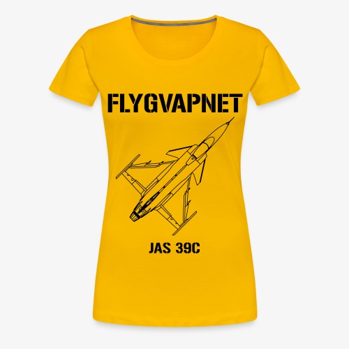 Flygvapnet JAS 39 - Premium-T-shirt dam