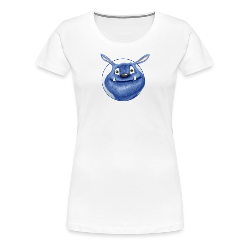 blaues Monster - Frauen Premium T-Shirt