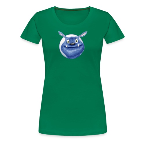blaues Monster - Frauen Premium T-Shirt