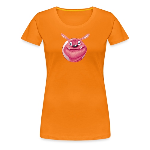 rotes monster - Frauen Premium T-Shirt