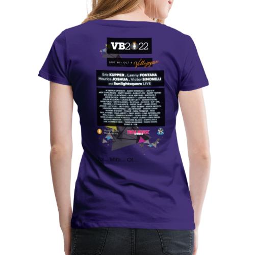 VB2022 Official. Light Garment Design - Women's Premium T-Shirt