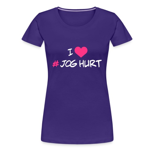 i love hashtag # joghurt - Frauen Premium T-Shirt
