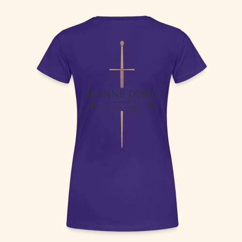 Jeanne d arc dark - Frauen Premium T-Shirt