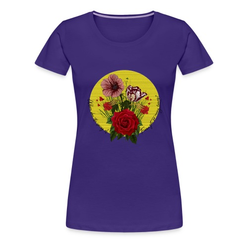 France's flowers design - Camiseta premium mujer
