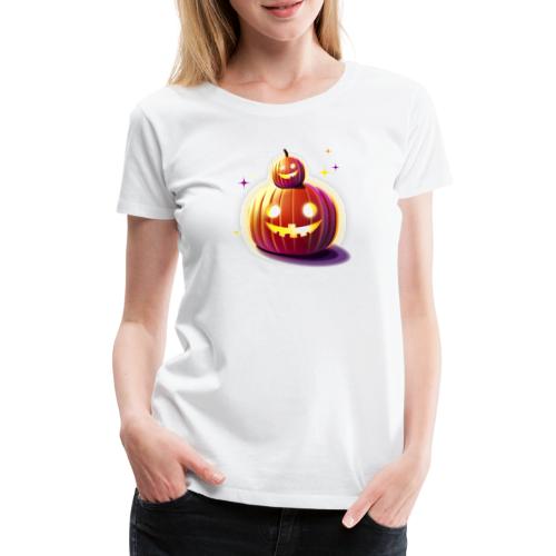 Halloween Kürbisse - Frauen Premium T-Shirt