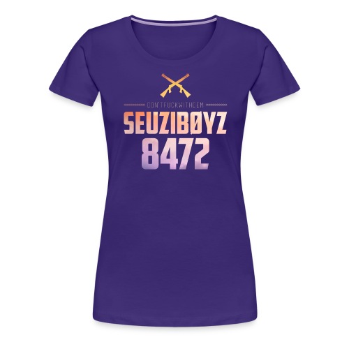 Seuziboyz Gelb Violett - Frauen Premium T-Shirt