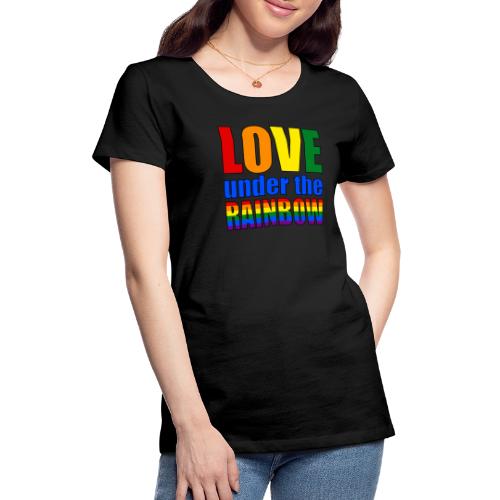 Miłość pod tęczą - Koszulka damska Premium