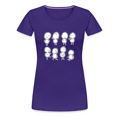 Strichmännchen - Frauen Premium T-Shirt