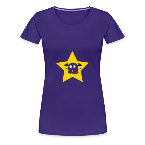 spooky i stjerne - Dame premium T-shirt