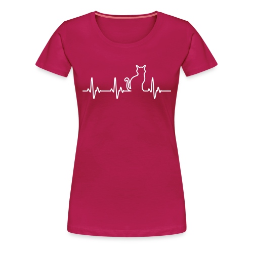Vorschau: Ein Herz für Katzen - Frauen Premium T-Shirt