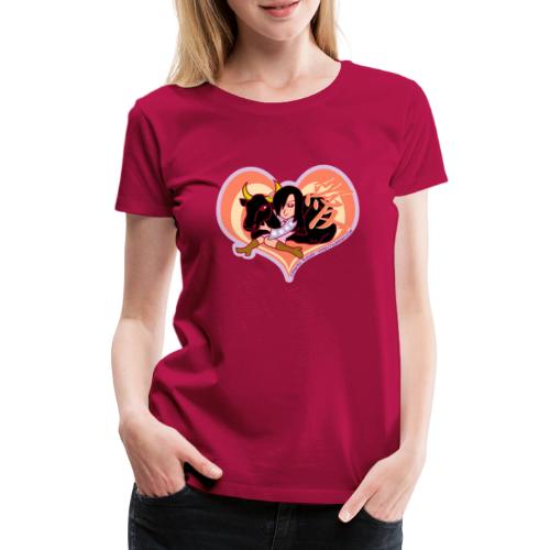 Girl and Ox (Love) - Women's Premium T-Shirt