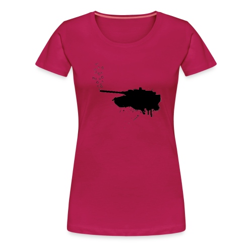 soap bubbles splash tank - Black - Frauen Premium T-Shirt