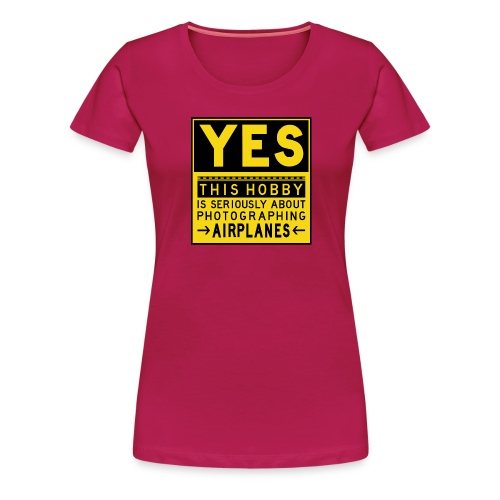 À propos de Planespotting - Tablier - T-shirt Premium Femme